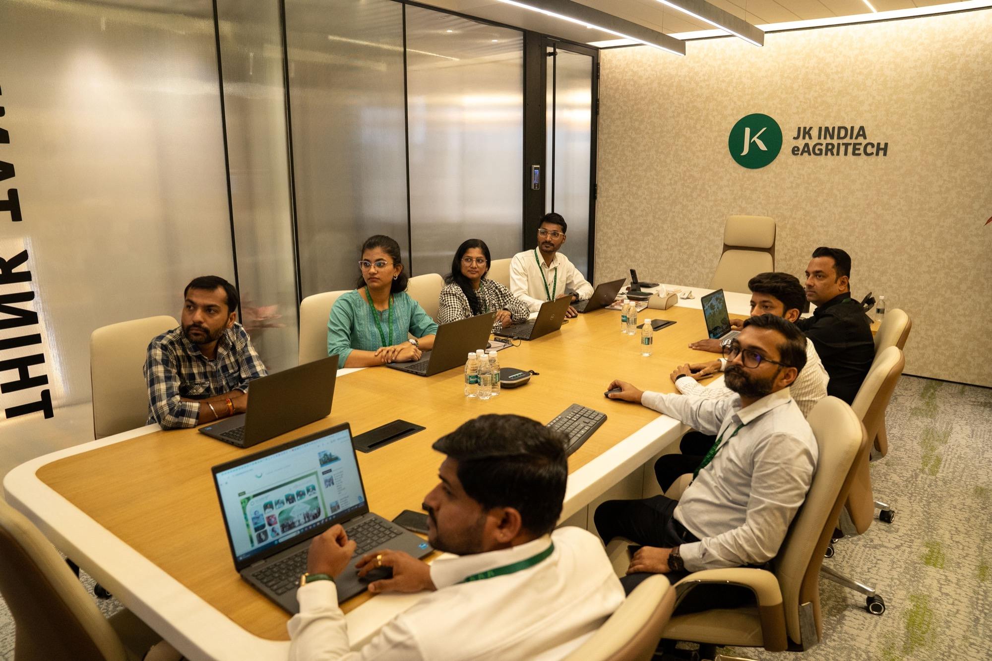Team at the JK India eAgriTech Kolhapur office