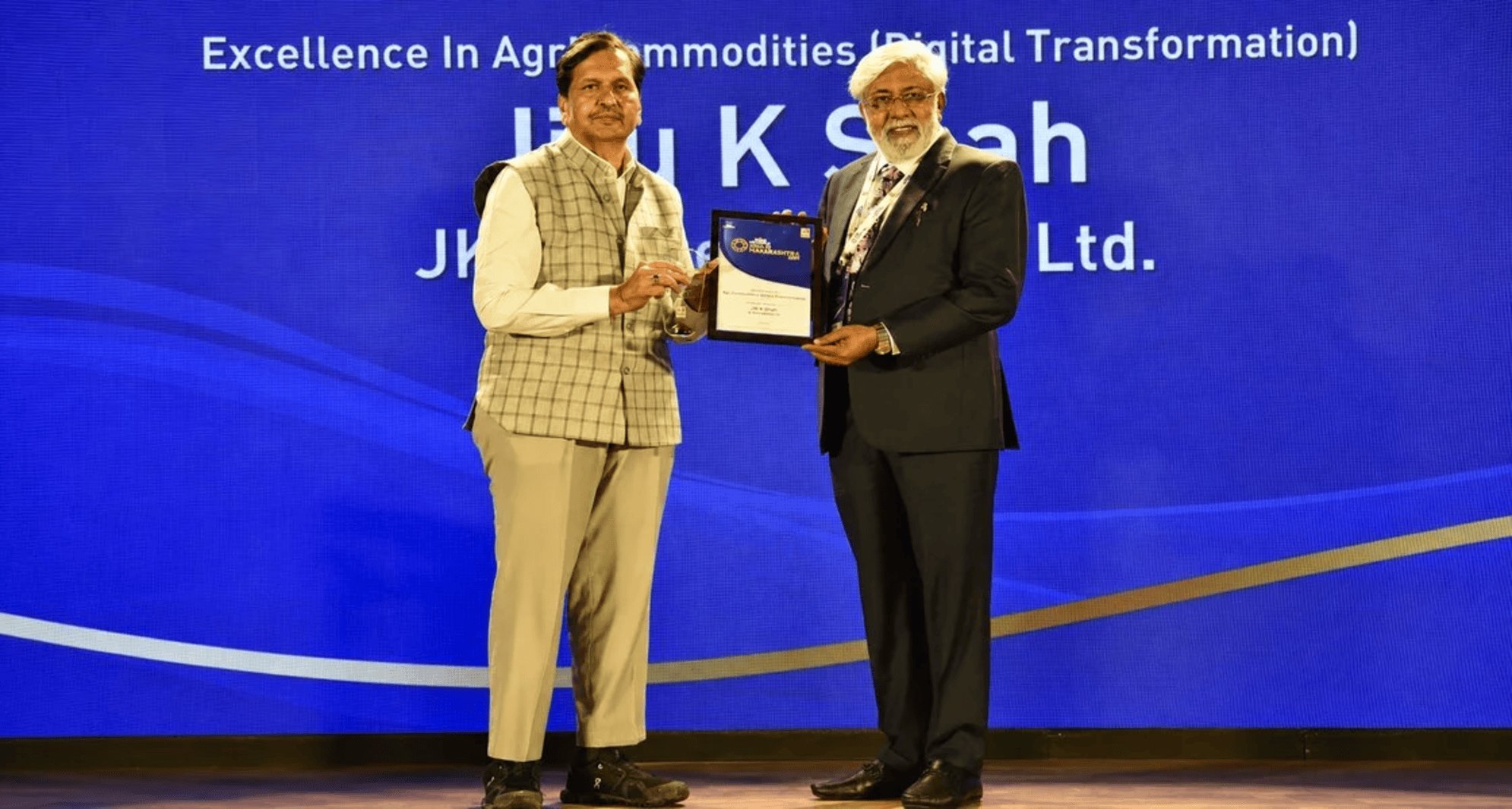 Kolhapur’s Jitu Shah Honoured for Excellence in Agri Commodities Digital Transformation